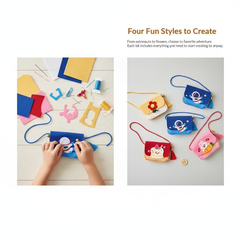 Children Felt Bag Making Kit D - Art Craft Kindergarten recension och pris