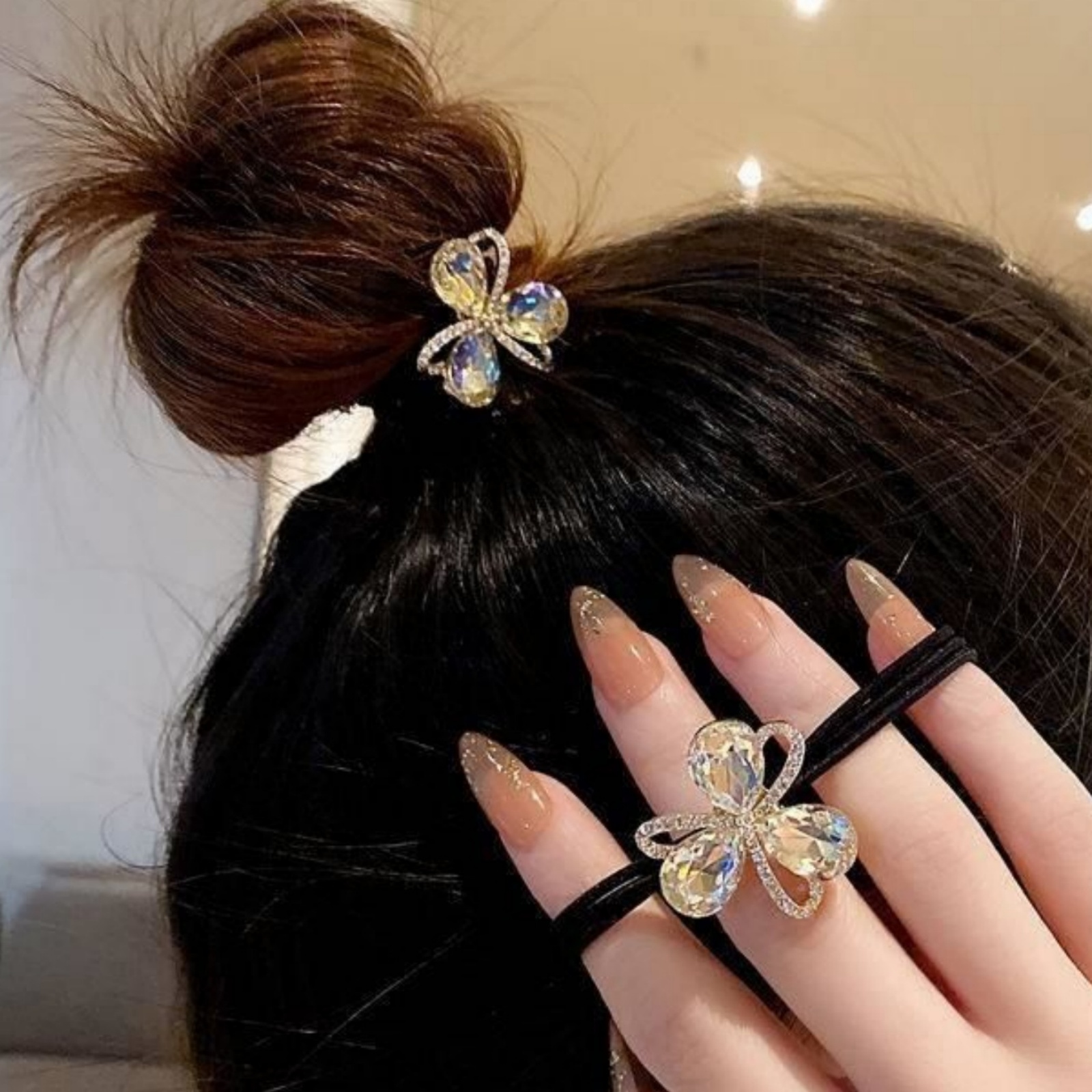1PC New Flash Diamond Flower H - Art And Craft Hair recension och pris