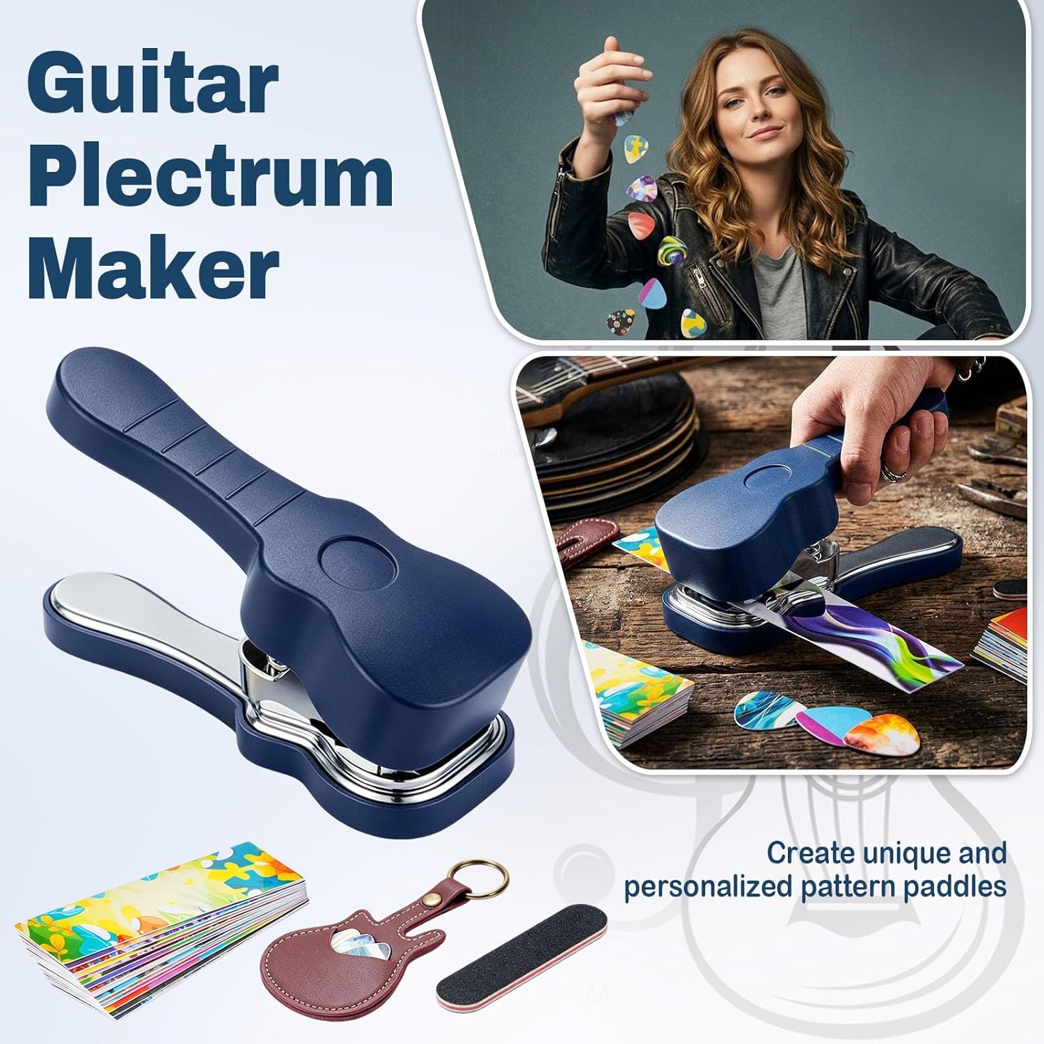 Fashion Guitar Pick Punch Kit, - Leather Tooling Kit recension och pris