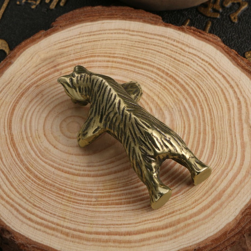 1 PC Brass Bear Ornament Creat - Art Craft New Year recension och pris