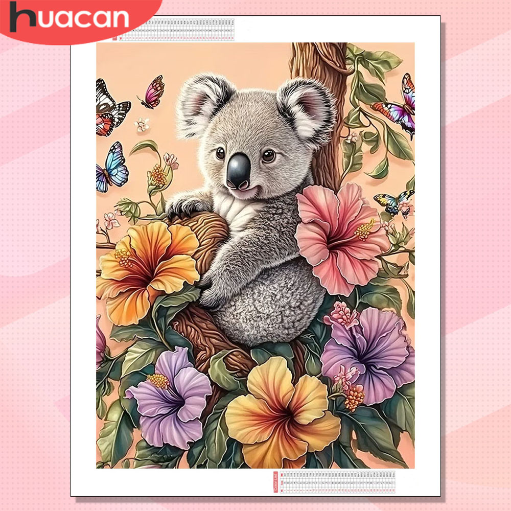 HUACAN Diamond Art Koala Anima - Art Craft Hobbies recension och pris