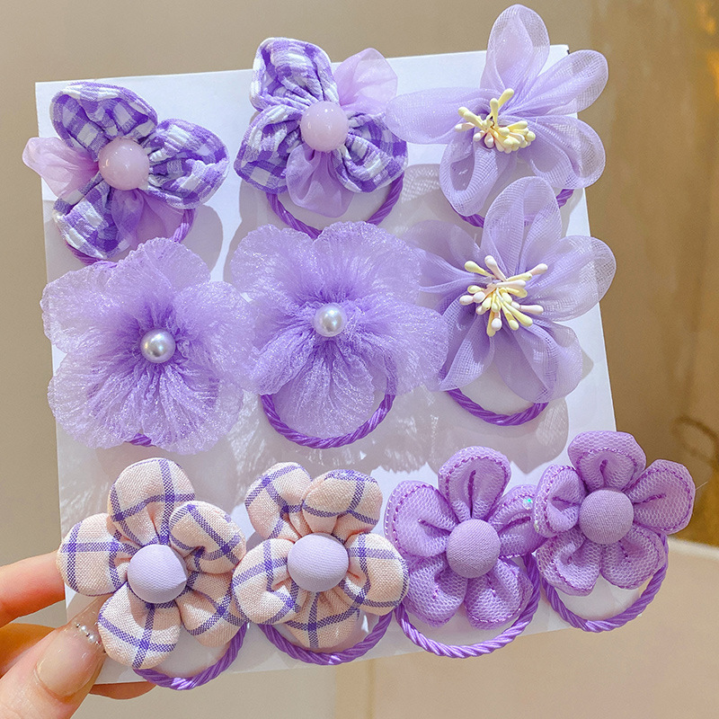 10Pcs Children's Mesh Flower H - Art And Craft Hair recension och pris