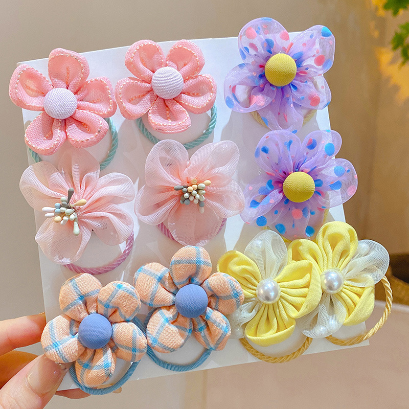 10Pcs Children's Mesh Flower H - Art And Craft Hair recension och pris