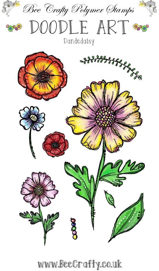 2026 New A6 Doodle Art Stamps  - Art Craft Umbrella recension och pris