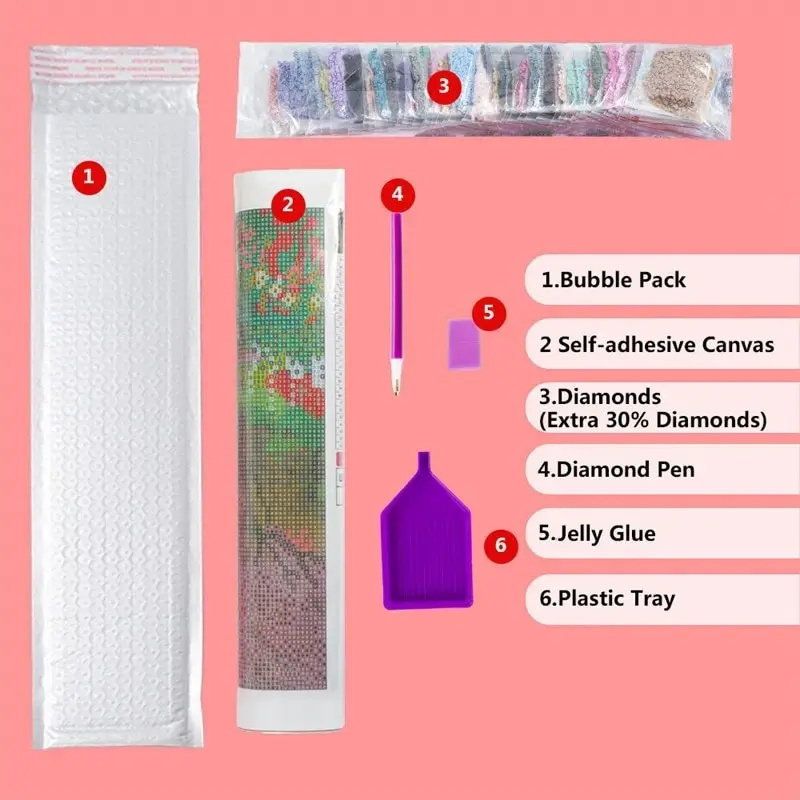 Huacan DIY 5D Diamond Painting - Art Craft Winter recension och pris