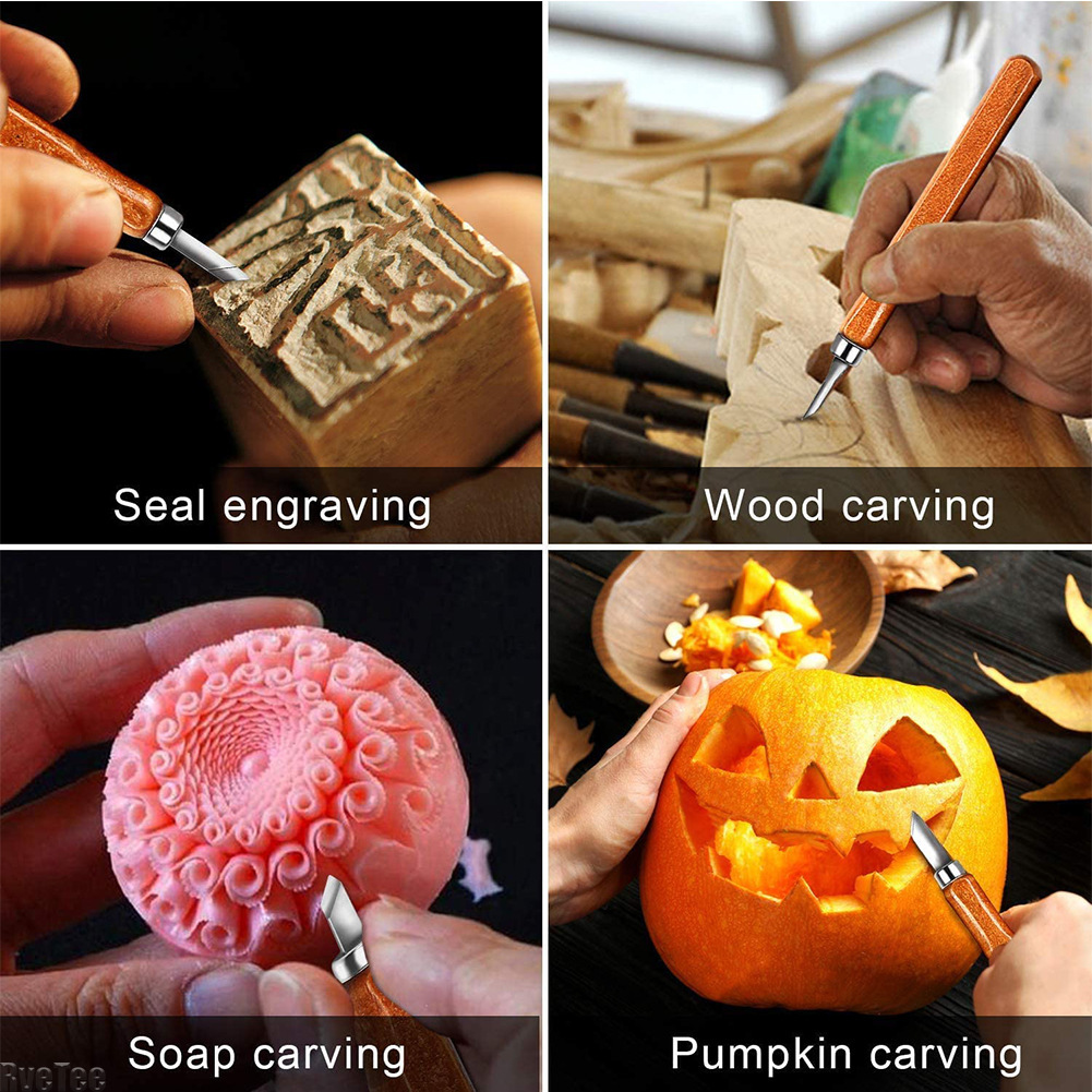 12Pcs SK2 Woodworking Carving  - Craft Art Set recension och pris