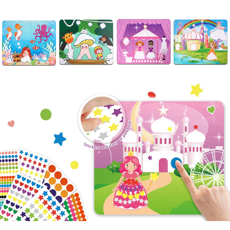 Unicorns Princesses Dot Sticke - Art Craft Activities For Preschoolers recension och pris