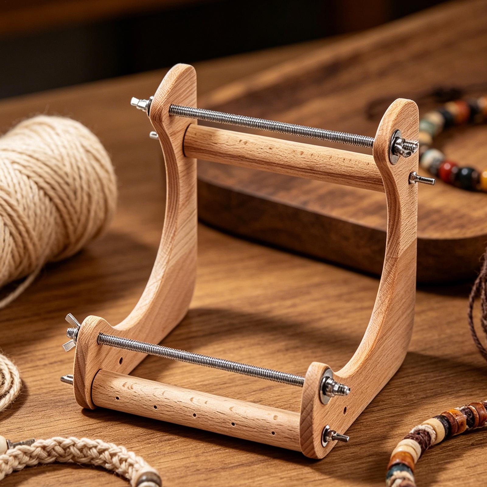 1pc Wood Beading Loom Adjustab - Loom Weaving Frame recension och pris