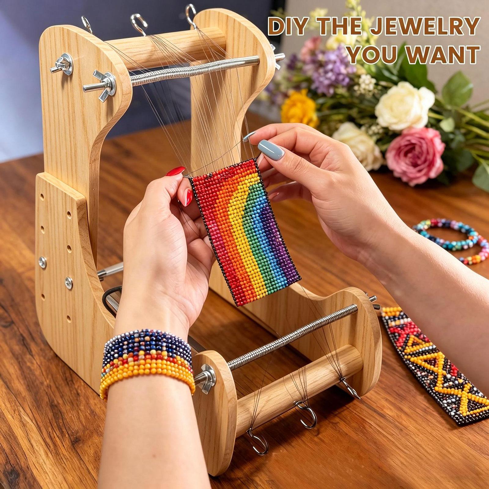 Versatile Bead Loom Adjustable - Loom Weaving Frame recension och pris