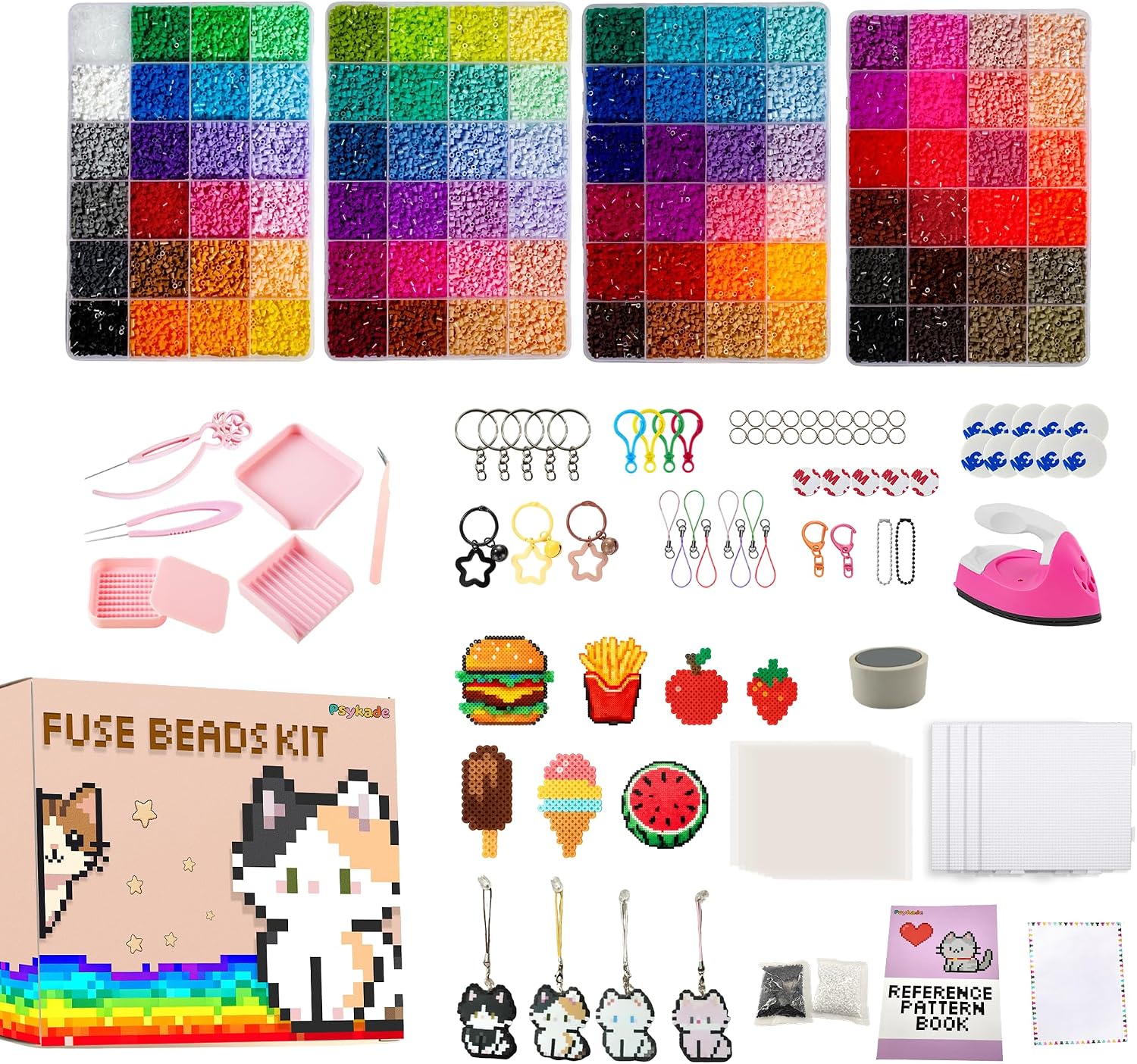 Fuse Beads Kit-Easy DIY-96 Col - Art Craft Usa recension och pris