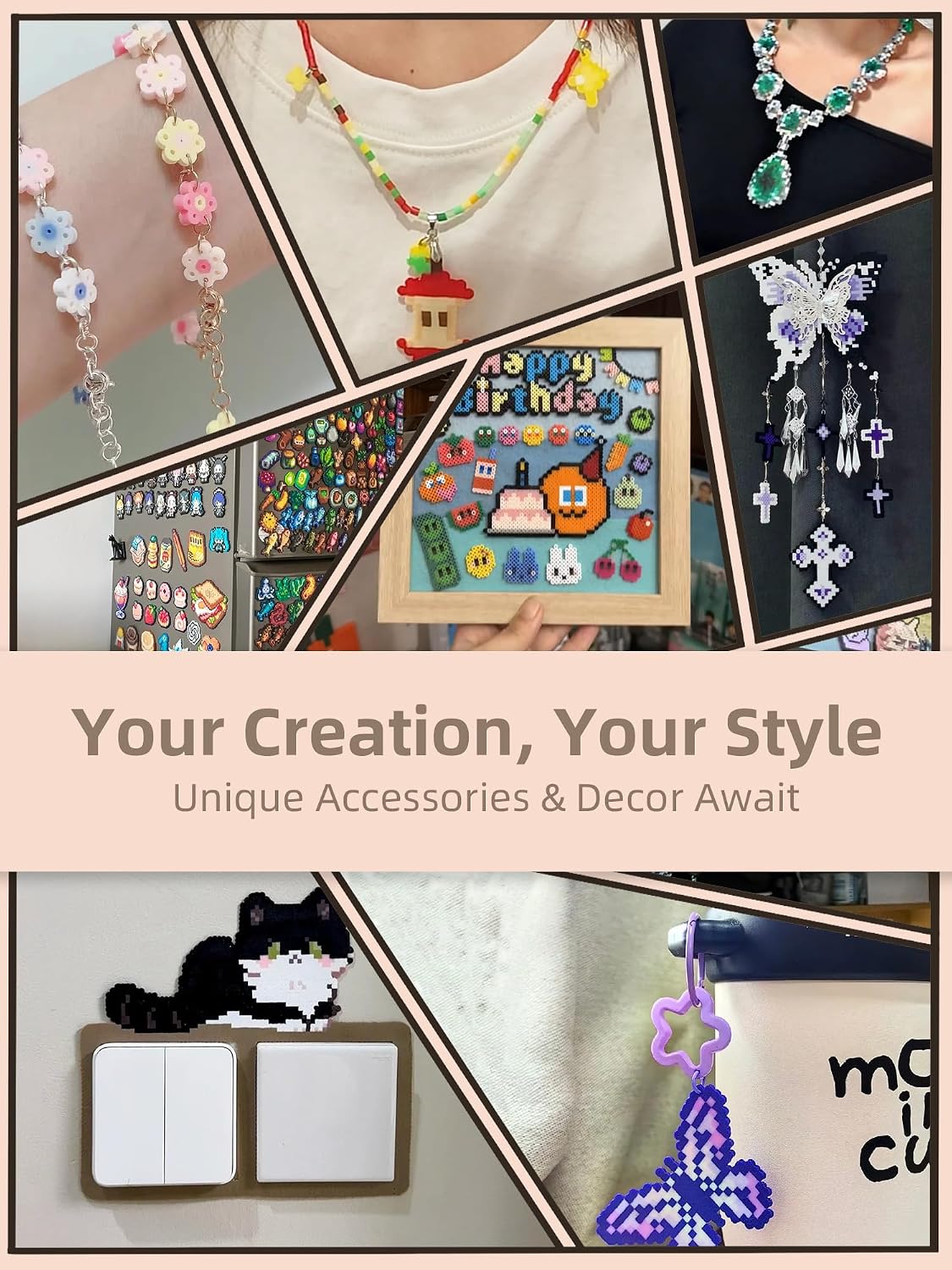 Fuse Beads Kit-Easy DIY-96 Col - Art Craft Usa recension och pris